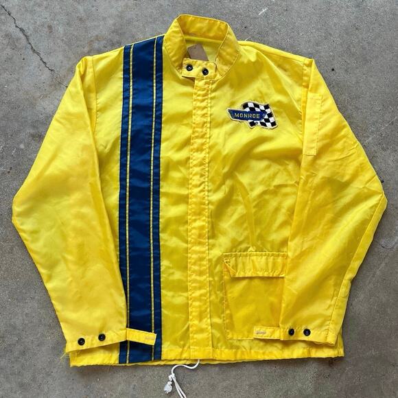 Vintage 70s Monroe Racing Lightweight Jacket Large - Picture 1 of 7